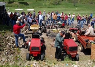 Equipment being sold at auction