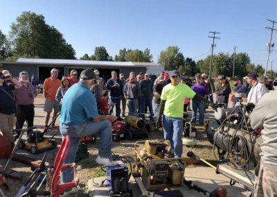 Tools being sold at auction