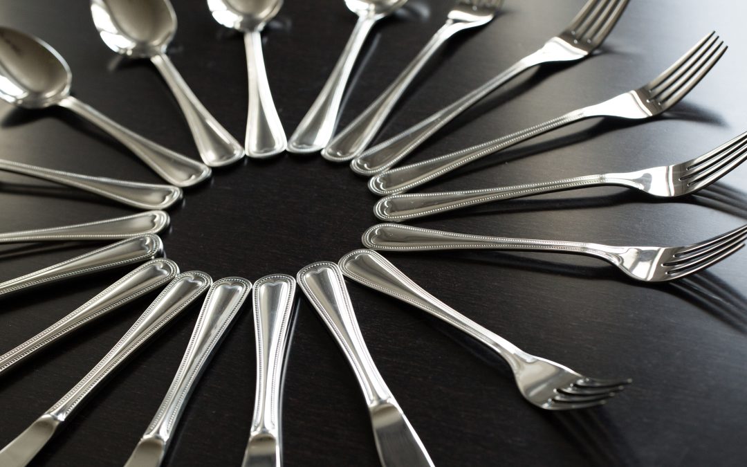 Estate auction setup with competitive bidding at Hoffman Auctions.