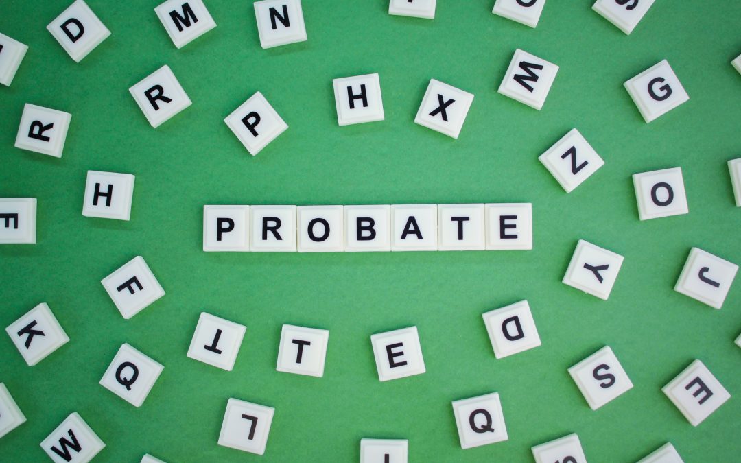 Probate spelled out in letters