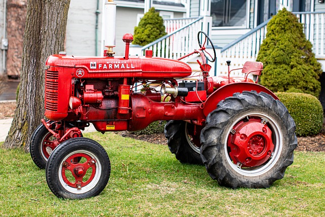 Image of a farm tractor
